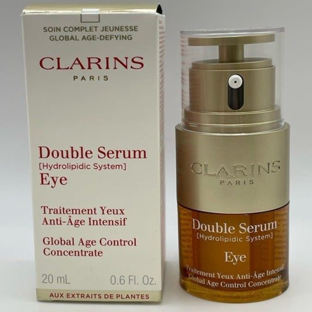Clarins Double Serum Eye | Anti-Aging Eye Treatment -0.6FL oz